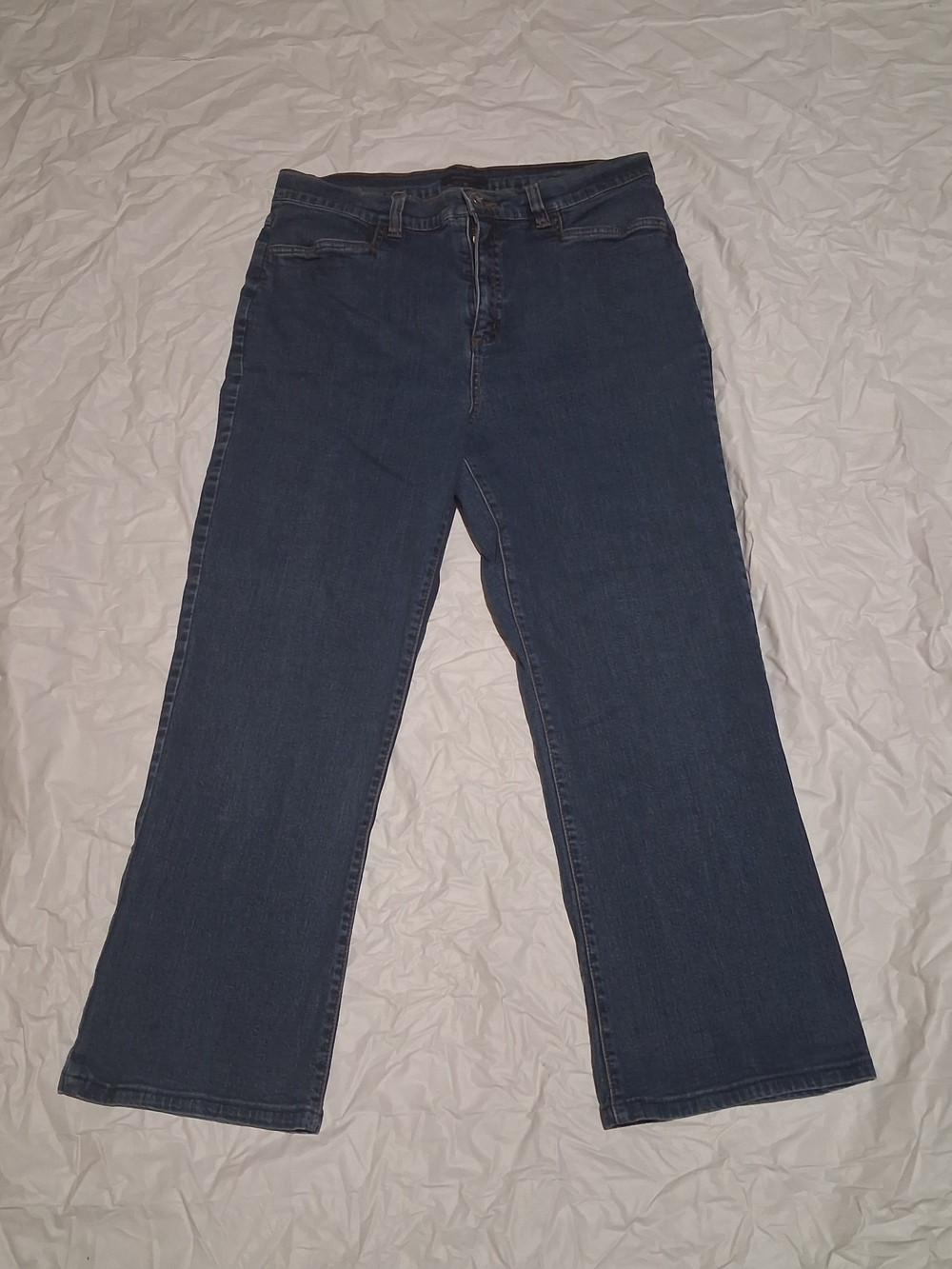 Westbound Dark Blue Flare Jeans for Women 10 Long